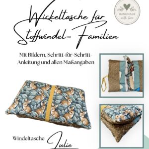 Stoffwindel-Wickeltasche Julie (Nähanleitung)