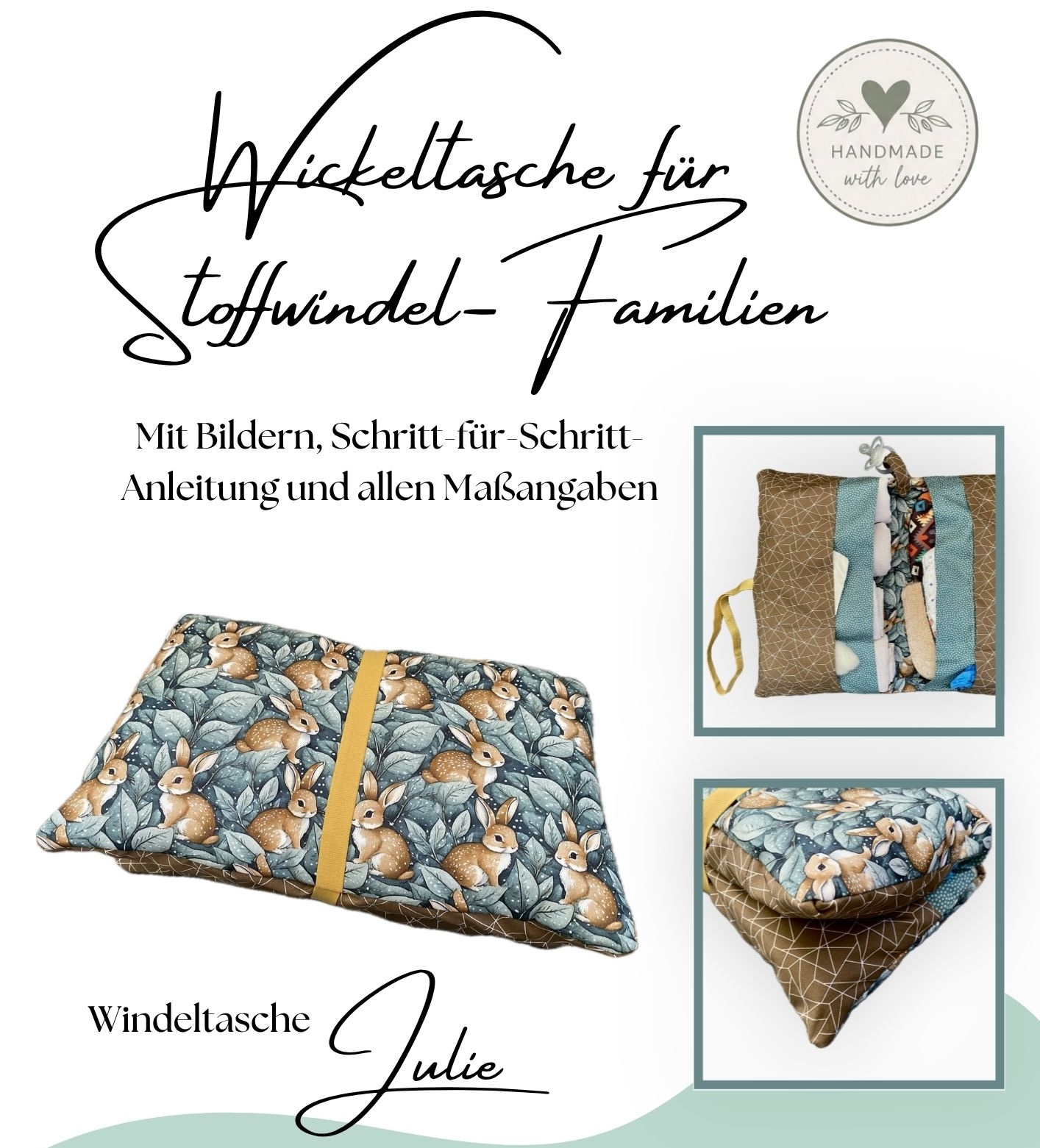 Stoffwindel-Wickeltasche Julie (Nähanleitung)