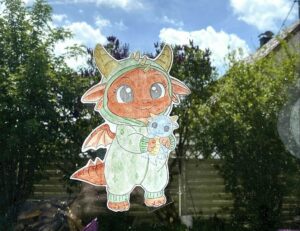 Easy Suncatcher – Lünie Fensterbild